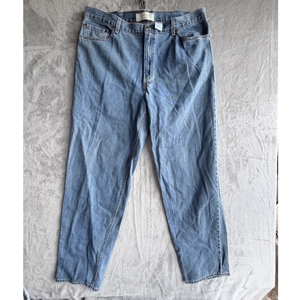 Levis 560 Jeans Mens W42 L36 Comfort Fit Tapered Leg Medium Wash Blue USA Made